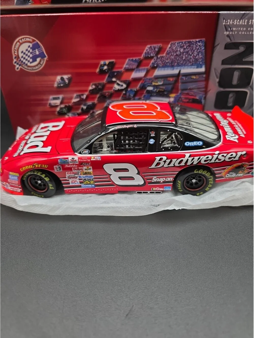 2000 Dale Earnhardt Jr Budweiser Bud No Bull Richmond Rookie Action NASCAR 1/24
